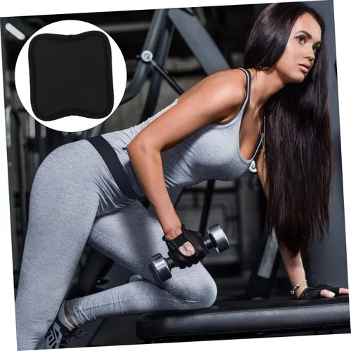 Miniatura 8 de BESPORTBLE 2 pares de almohadillas de mano para hombre, almohadilla de agarre de mano desnuda, accesorios de gimnasio para hombre, guantes de mano
