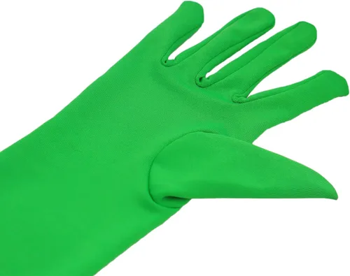 Miniatura 4 de Guantes de elastano de 15 pulgadas para hombre y mujer, con longitud al codo, elásticos, para disfraz de cosplay