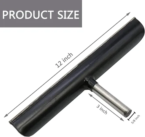 Miniatura 2 de Descanso de herramientas de torno de acero inoxidable de 12 pulgadas para carpintería Torno de torneado de madera, poste de 5/8 pulgadas de diámetro