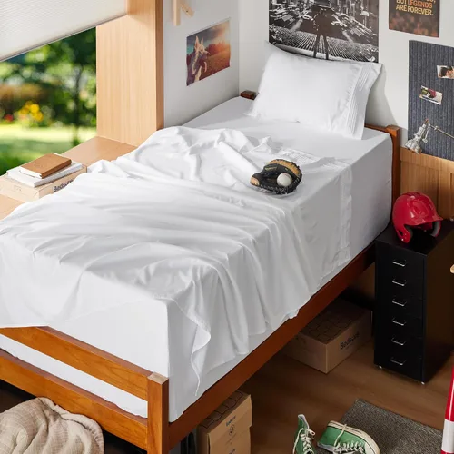 Miniatura 25 de Bedsure Juego de Sábanas King de Bolsillo Profundo - Se Adapta a Colchones de Hasta 21 Pulgadas de Grosor - 4 Piezas Sábanas de Cama GentleSoft
