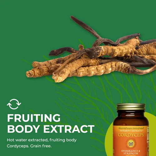 Miniatura 6 de HEALTHFORCE SUPERFOODS Integrity Extracts Cordyceps - Cápsulas - 90 Cápsulas Veganas