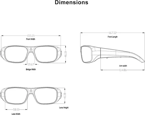 Miniatura 8 de OhO sunshine 4K UHD Camera Sunglasses, Record-While-Charging, Water Resistant, UV Protection Lenses, Unisex