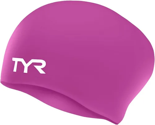 Miniatura 9 de Gorro de natación TYR, de silicona, ideal para pelo largo, no se arruga
