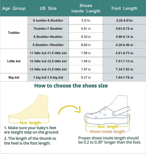 Miniatura 7 de Simplee kids Toddler Kids Clogs Baby Boys Girls Classic Water Garden Slippers Lightweight Cartoon Sandals Summer Beach Pool Outdoor Play Shoes