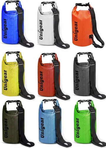 Miniatura 7 de Bolsa seca Unigear impermeable, 2L/5L/10L/20L/30L/40L, Bolsas flotantes y ligeras para kayak, navegación, pesca, natación y camping con funda
