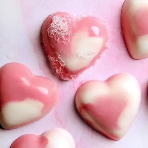 Miniatura 6 de Moldes de silicona en forma de corazón 3 piezas, moldes de chocolate en forma de corazón para San Valentín, caramelos, cubitos de hielo, resina