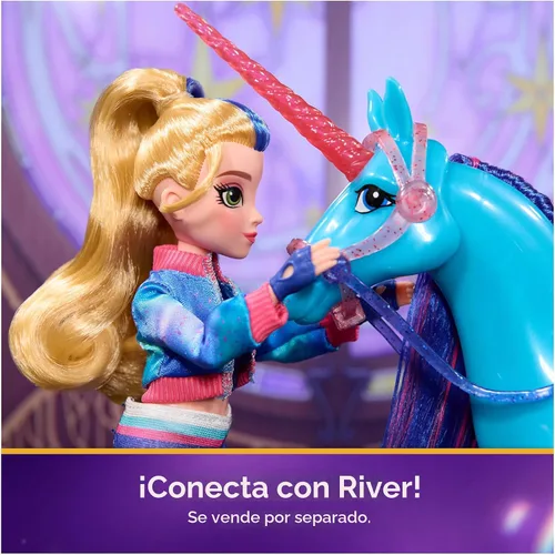 Miniatura 6 de Unicorn Academy, Power of Friendship - Muñeca Isabel con trofeo, medalla y 5 conjuntos de ropa, 9.5 pulgadas, muñecas y juguetes de unicornio