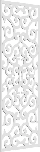 Miniatura 53 de Eveline - Paneles decorativos de pared de madera con calado, 13 3/8 pulgadas de ancho x 34 3/8 pulgadas de alto x 3/8 de alto, roble rojo rojo