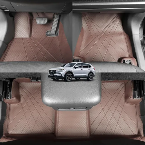 Miniatura 11 de EKR Alfombras personalizadas para Honda CRV 2012-2016, alfombrilla de lujo para el suelo del automóvil de la fila delantera y segunda fila