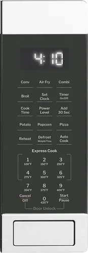 Miniatura 2 de GE GCST10A1WSS Horno de microondas de convección de 1.0 pies cúbicos, microondas de encimera de 1050W con función Air Fry y bandeja crujiente