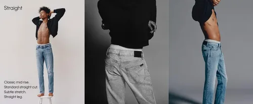 Miniatura 5 de Calvin Klein Men's Straight Fit Jeans