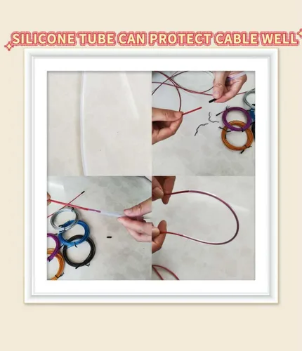 Miniatura 3 de Cable de repuesto para cuerda de salto de velocidad, 6 piezas de alambre de acero inoxidable de 10 pies con revestimiento de polímero para cuerdas
