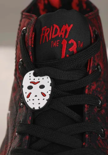 Miniatura 6 de Viernes 13th Jason High Top Tenis para adultos, Rojo