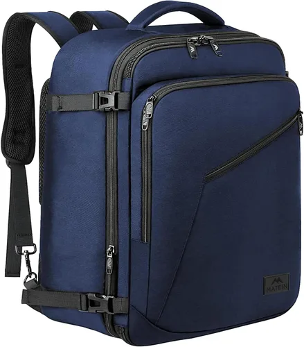 Miniatura 46 de MATEIN - Mochila de viaje extragrande de 10.56 galones, mochila de viaje ampliable apta para aerolíneas, para viajeros de fin de semana, hombres