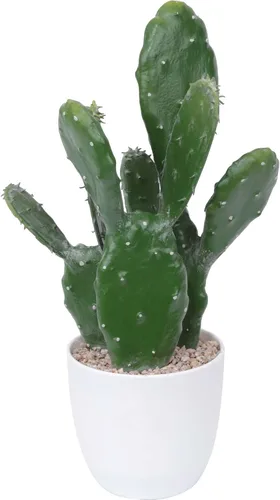 Miniatura 8 de Cactus artificial de 22 pulgadas, cactus falso, Saguaro, plantas en maceta para interiores y exteriores, hogar, oficina, tienda de decoración