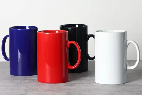 Miniatura 7 de Taza de café de cerámica extra grande de 28 onzas, M018, taza clásica de porcelana con asa para oficina y hogar, Boss Super grande, color negro