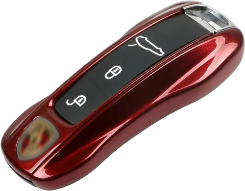 Miniatura 14 de Jaronx 2 fundas para llavero color azul brillante compatibles con Cayenne Panamera 2018-2024/911 Carrera 2020-2024/Taycan 2020-2024, fundas