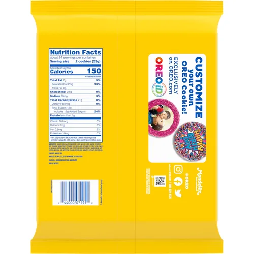 Miniatura 15 de OREO - Galletas tipo sándwich de limón y crema, tamaño fiesta, 24.95 oz