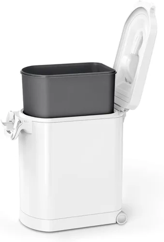 Miniatura 5 de simplehuman Contenedor mediano de almacenamiento de alimentos para mascotas, 25 litros, 27 lb / 12.2 kg, para alimentos para perros, gatos y aves