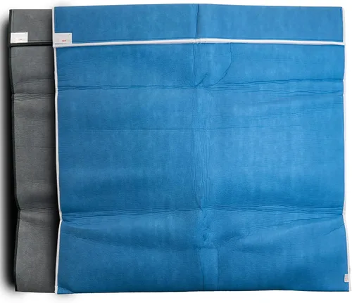 Miniatura 15 de Bolsos de Arte (AP06-44 1/2" x 44 1/2") - Fuertes • Absorbentes de impacto • Reutilizables • No tóxicos • Impermeables • Forro libre de ácidos - Azul
