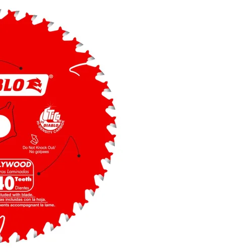 Miniatura 2 de Diablo - Hoja de sierra de acabado de alto rendimiento para madera - 6-1/2" x 40 dientes, carburo Tico - D0641X