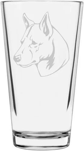 Miniatura 258 de Perro de Presa Canario - Vaso de pinta personalizado con temática de perro grabado multiusos, 16 onzas