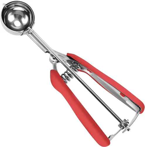 Miniatura 11 de HOMURE H Large Cookie Scoop 8 Tablespoon, 4 oz Ice Cream Scoop with Trigger, #8 Portion Scoop, Muffin Scoop, 18/8 Stainless Steel, Comfortable Grip