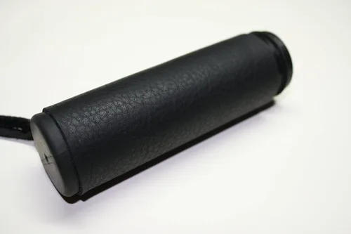 Miniatura 3 de Fundas de agarre de motocicleta de cuero negro resistente para motocicletas