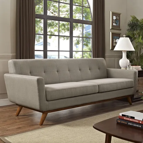 Miniatura 13 de Modway Engage - Sillón de madera Gris Expectativa