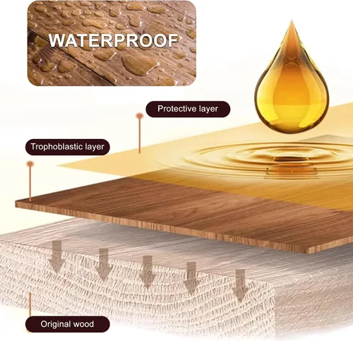 Miniatura 9 de Aceite Pure Tung para acabado de madera con cepillo de madera, aceite de madera de alta calidad, sellador de madera impermeable para interiores