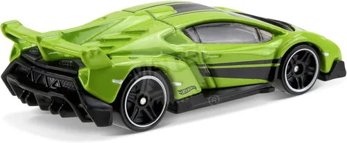 Miniatura 3 de Hot Wheels 2017 HW Exotics Lamborghini Veneno 165/365, verde neón