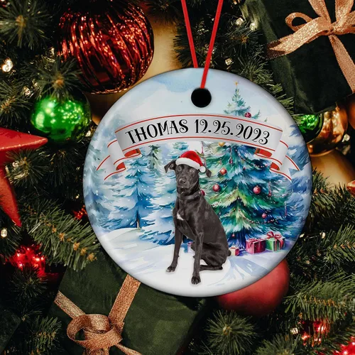 Miniatura 4 de Prezzy Adornos personalizados de Aussiedor para decoración de árbol de Navidad, regalo de recuerdo para amantes de las mascotas, dueños de animales