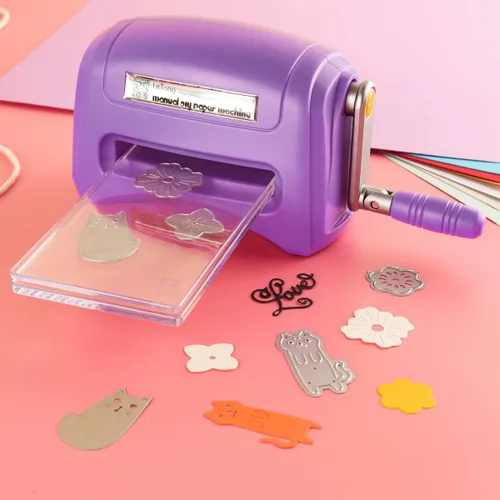 Miniatura 2 de Máquinas de troquelado para manualidades, máquina de grabado de troquelado de bricolaje, tarjetas de papel, manualidades, álbumes de recortes