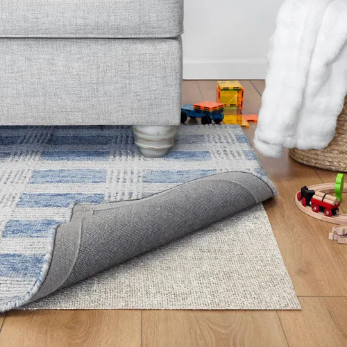 Miniatura 2 de Nature´s Grip por Rug Pad USA, almohadillas de alfombra antiderrapante de caucho natural y yute, solución ecológica, evita el agrupamiento, tapetes