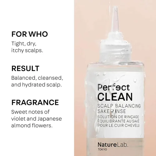 Miniatura 6 de NatureLab.TOKYO Perfect Clean - Exfoliante aclarante para el cuero cabelludo 2 en 1, champú y tratamiento capilar para el cuero cabelludo