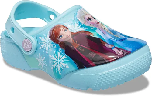 Miniatura 10 de Crocs Zuecos Disney para niños Zapatos Frozen 2 para niñas, Azul hieloazul hielo., 3 niño