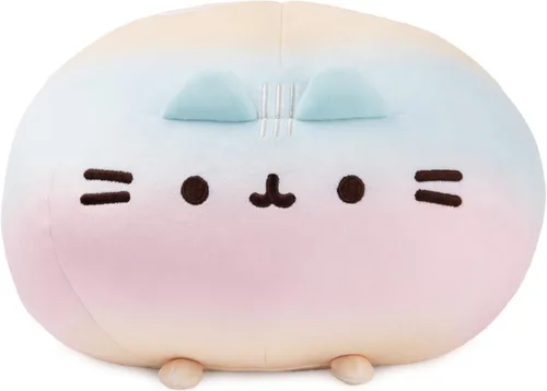 Miniatura 3 de GUND Pusheen Squisheen - Gato de peluche redondo y blando para edades de 1 año en adelante, azul, 11 pulgadas