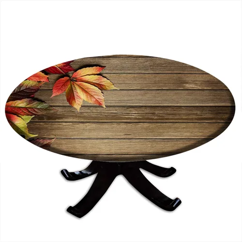 Miniatura 16 de Mantel ajustable con diseño de girasol redondo, borde elástico amarillo, mantel de poliéster para interiores y exteriores, fiesta, cena, patio