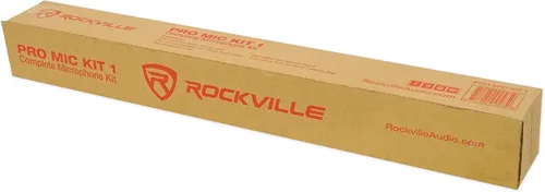 Miniatura 8 de Rockville Wired Pro Mic Kit 1 - Micrófono de metal de gama alta+soporte para micrófono+bolsa de transporte+cable, negro