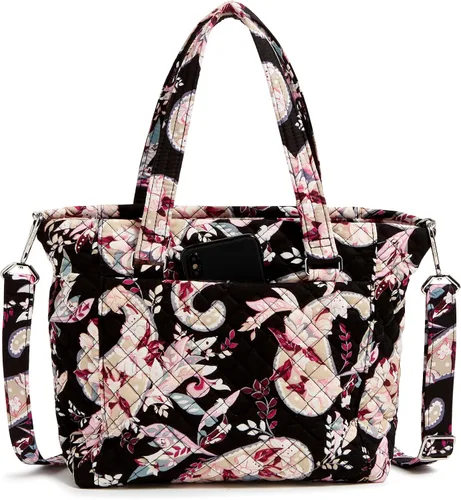 Miniatura 4 de Vera Bradley Bolso bandolera de algodón con múltiples correas