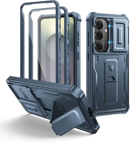 Miniatura 63 de Dexnor Funda para Samsung Galaxy S24 con Cubierta Deslizante Integrada para Cámara y Protector de Pantalla y Soporte, Funda Resistente a los Golpes