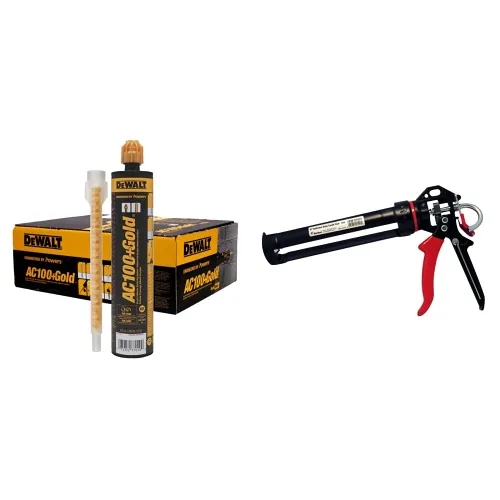 Miniatura 2 de Adhesivo epoxi acrílico DEWALT AC100+ Gold Quik-Shot de 10 onzas (caja de 12)