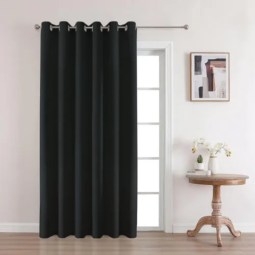 Miniatura 34 de CUCRAF - Juego de 2 paneles de cortinas de ventana con oscurecimiento total del 100%, de 54 pulgadas de largo, con aspecto de lino falso, cortinas
