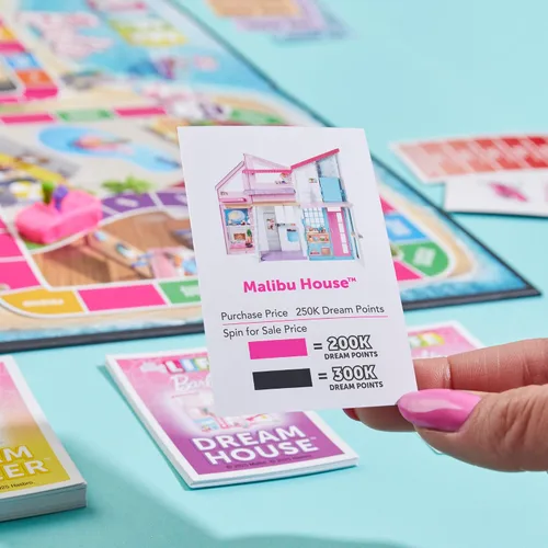 Miniatura 6 de Hasbro Games The Game of Life: Barbie Edition Juego de mesa A partir de 8 años 2 a 4 jugadores Divertidos juegos familiares para niños