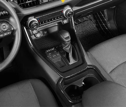 Miniatura 4 de ERIDANUS Accesorios para automóviles compatibles con RAV4 2024 2023 2022 2021 2020 2019 interior caja de cambios marco de panel de cubierta
