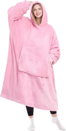 Miniatura 13 de KPBLIS Manta Ponible con Capucha Regalos para Mujeres y Hombres, Acogedoras Mantas con Capucha Sudadera Regalos de Navidad y Cumpleaños para Mujeres
