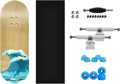 Miniatura 4 de Teak Tuning Edición completa de ondas de diapasón – Gráfico de transferencia de calor – Forma y tamaño profesionales – Ruedas de rodamientos