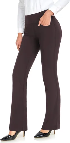 Miniatura 20 de Safort Pantalones de yoga con entrepierna de 28" 30" 32" 34"más amplios en la parte inferior para botas altas, 4 bolsillos, UPF50+
