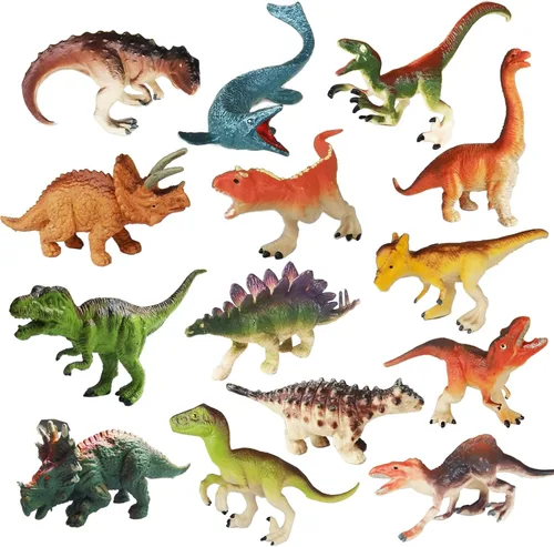 Miniatura 8 de 15 piezas de mini figuras de juguetes realistas de animales de granja, juego educativo de aprendizaje de plástico, suministros de fiesta temática