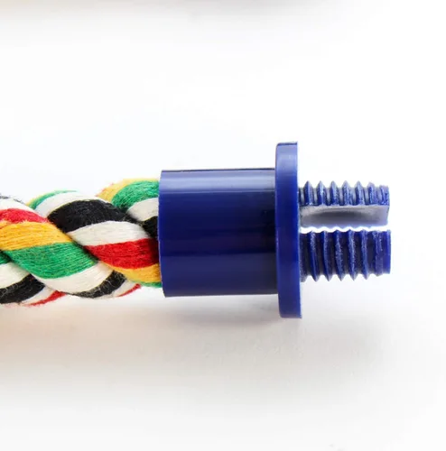 Miniatura 7 de PENN-PLAX Bird Life - Percha de cuerda multicolor y flexible, crea curvas y curvas divertidas y coloridas, ideal para pájaros pequeños y medianos